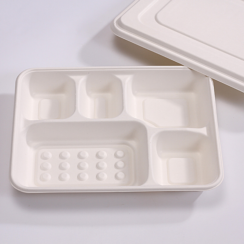 PPWR Sugarcane Pulp Custom Disposable Tableware – Plates Bowls Cake Trays OEM
