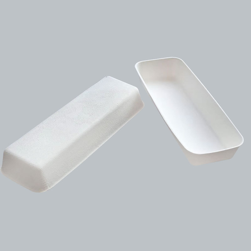Compostable Hot Dog Takoyaki Tray – Sugarcane Pulp Outdoor Street Food Snack Tray