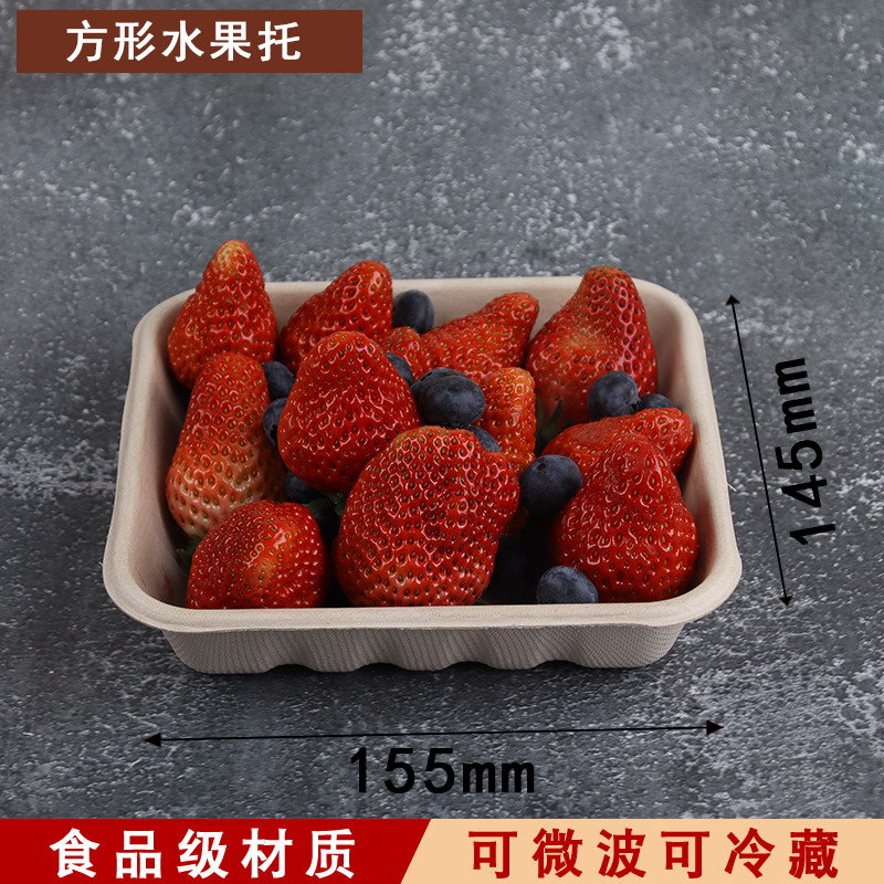 Disposable Fruit & Vegetable Fresh Box – Strawberry Deli Snack Paper Tray