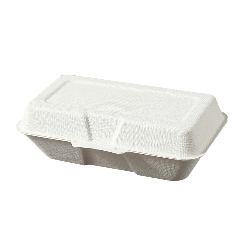 American-Style Pulp Hot Dog Burger Box – Disposable Pastry Takeout Container