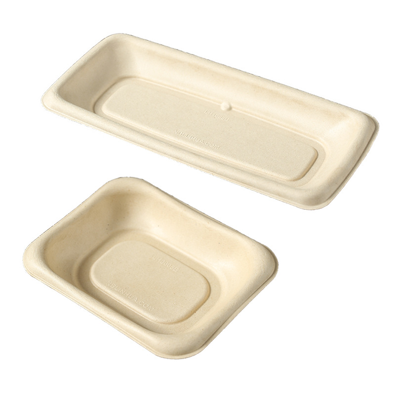 Compostable Sandwich Tray with Anti-Fog Lid – Cake Roll Mochi Sliced Pastry Box