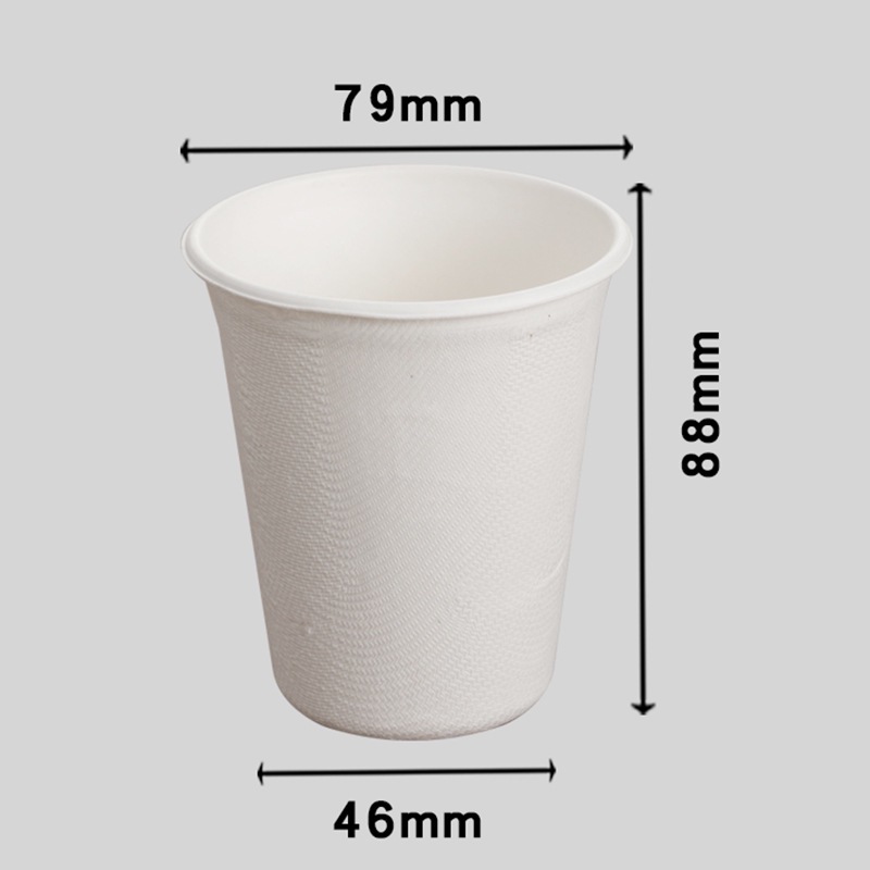 Premium Sugarcane Pulp Paper Cups – Heavy-Duty Disposable Office Tea Coffee Cup