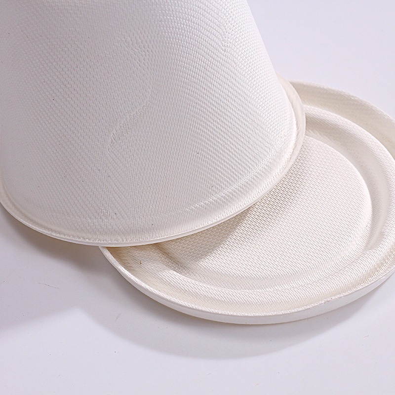 Sugarcane Pulp 2oz Sauce Cup with Lid – Disposable Mini Dipping Condiment Container