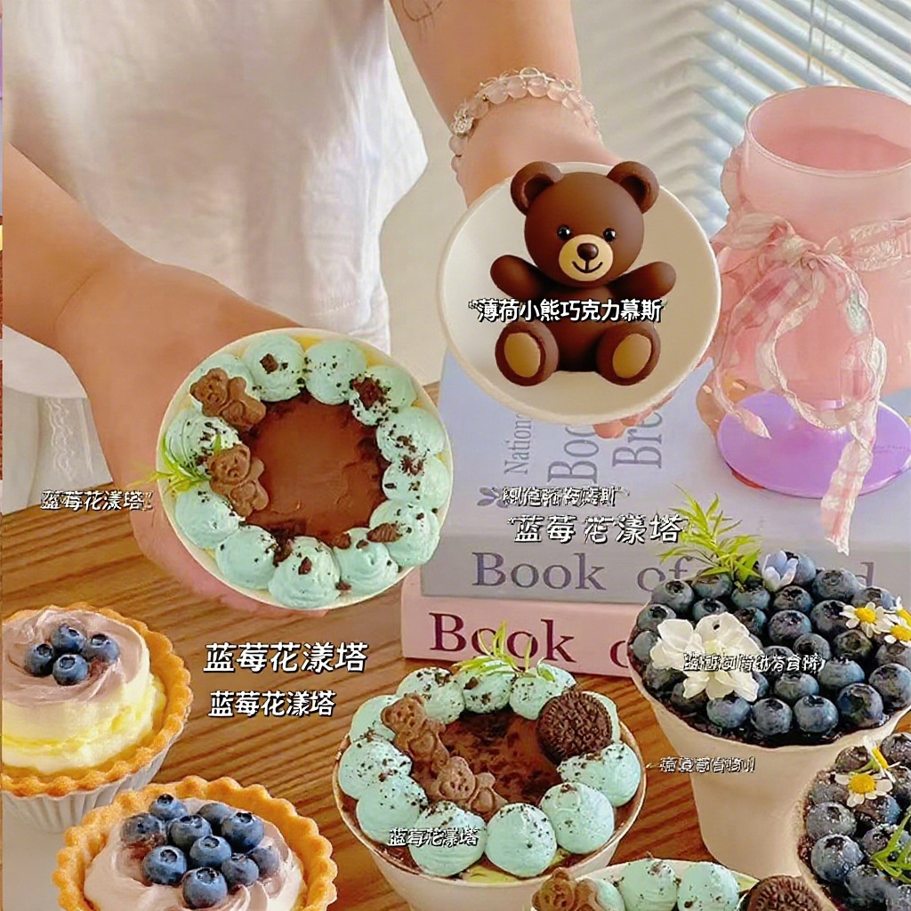 Compostable Chestnut Cake Ice Cream Handheld Cup – Sundae Dessert Yogurt Mini Cup