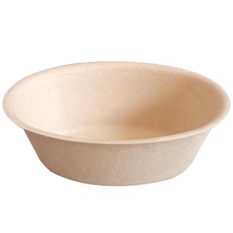 Compostable Oval Ice Cream & Dessert Bowl – Sugarcane Pulp Tangyuan Soup Bowl